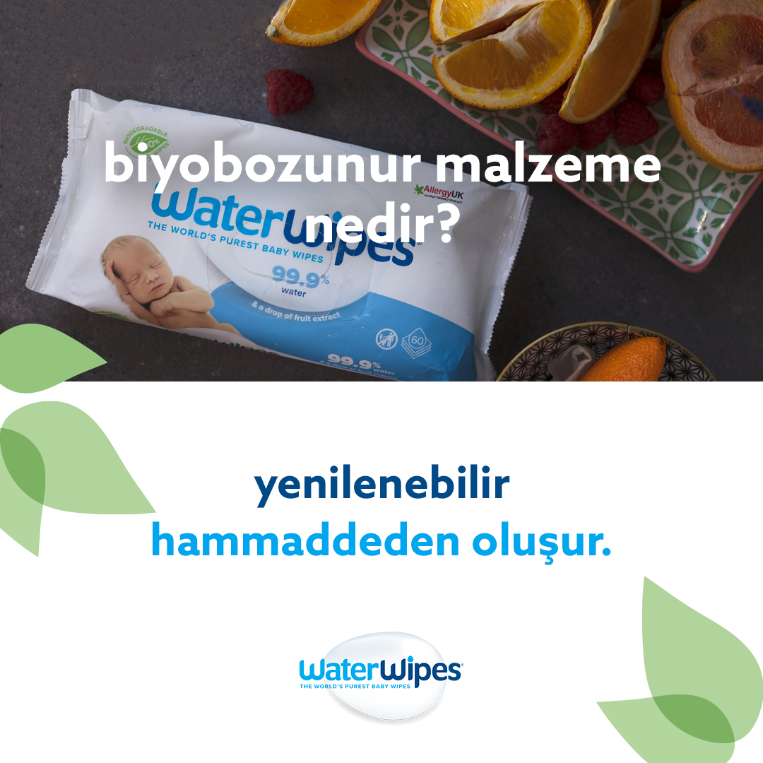 WaterWipes Orjinal Bebek Mendilleri 60 adet